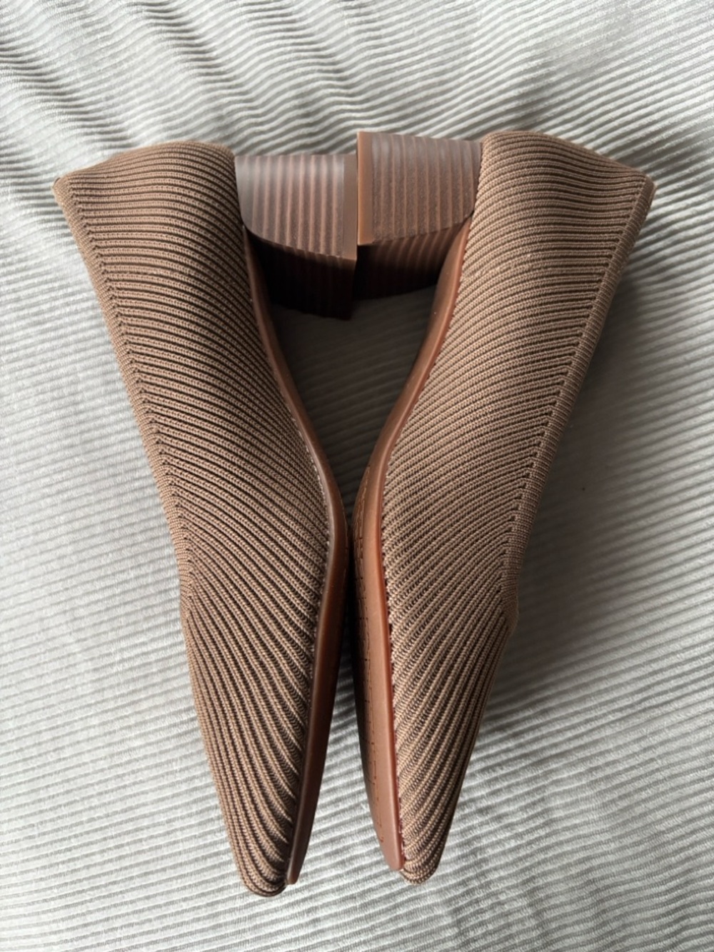 VIVAIA Melody Pro Square Toe Block Heels in Brown- size 40 - Picture 4 of 8